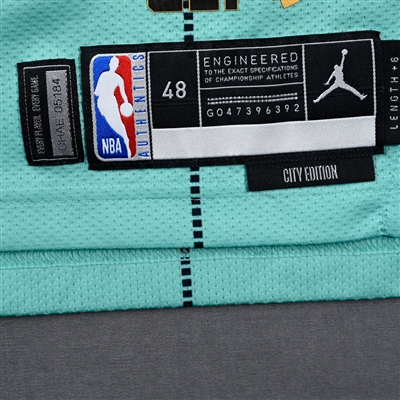Damion Baugh - Charlotte Hornets - City Edition Jersey - Worn 4/9/2025 - 2024-25 NBA Season