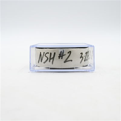 Kieffer Bellows - Nashville Predators - Goal Puck - March 22, 2025 vs. Toronto Maple Leafs (Predators Logo)