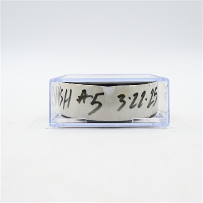 Filip Forsberg - Nashville Predators - Goal Puck - March 22, 2025 vs. Toronto Maple Leafs (Predators Logo)