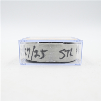 Dylan Holloway - St. Louis Blues - Goal Puck - March 27, 2025 vs. Nashville Predators (Predators Logo)