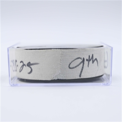 Cole Koepke - Boston Bruins - Goal Puck - April 8, 2025 vs. New Jersey Devils (Devils Logo)