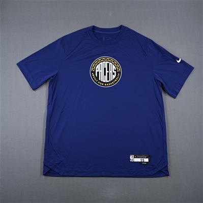 Goga Bitadze - Indiana Pacers - Game-Issued City Edition Short-Sleeved Shooting Shirt  - 2022-23 NBA Season