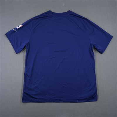 Oshae Brisse - Indiana Pacers - Game-Issued City Edition Short-Sleeved Shooting Shirt  - 2022-23 NBA Season