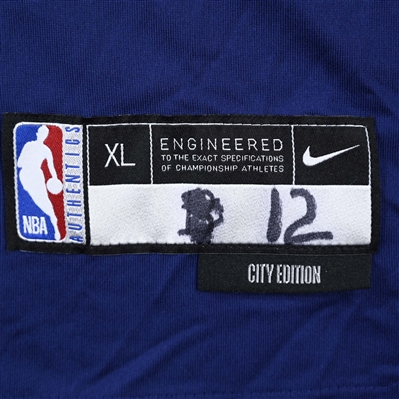 Oshae Brisse - Indiana Pacers - Game-Issued City Edition Short-Sleeved Shooting Shirt  - 2022-23 NBA Season