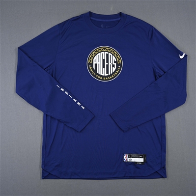 Kendall Brown - Indiana Pacers - Game-Issued City Edition Long-Sleeved Shooting Shirt  - 2022-23 NBA Season