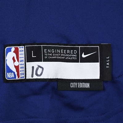 Kendall Brown - Indiana Pacers - Game-Issued City Edition Long-Sleeved Shooting Shirt  - 2022-23 NBA Season