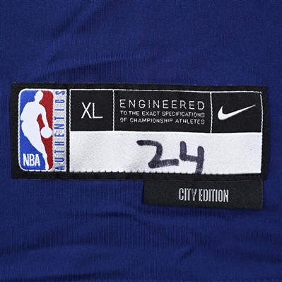 Buddy Hield - Indiana Pacers - Game-Issued City Edition Short-Sleeved Shooting Shirt  - 2022-23 NBA Season