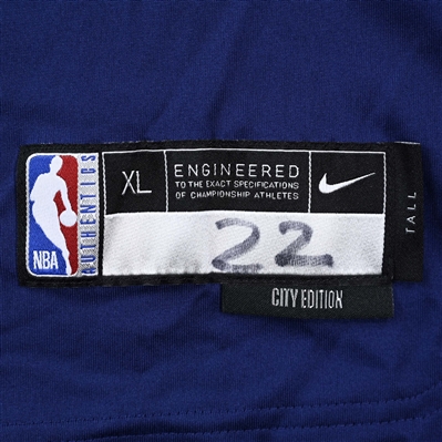 Isaiah Jackson - Indiana Pacers - Game-Issued City Edition Long-Sleeved Shooting Shirt  - 2022-23 NBA Season