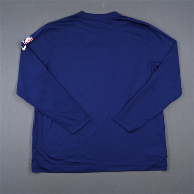 James Johnson - Indiana Pacers - Game-Issued City Edition Long-Sleeved Shooting Shirt  - 2022-23 NBA Season