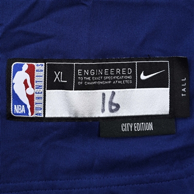 James Johnson - Indiana Pacers - Game-Issued City Edition Long-Sleeved Shooting Shirt  - 2022-23 NBA Season