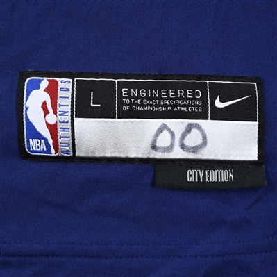 Bennedict Mathurin - Indiana Pacers - Game-Issued City Edition Long-Sleeved Shooting Shirt  - 2022-23 NBA Season