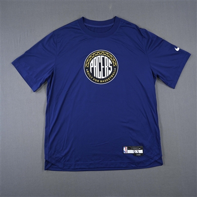 Aaron Nesmith - Indiana Pacers - Game-Issued City Edition Short-Sleeved Shooting Shirt  - 2022-23 NBA Season