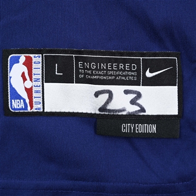 Aaron Nesmith - Indiana Pacers - Game-Issued City Edition Short-Sleeved Shooting Shirt  - 2022-23 NBA Season