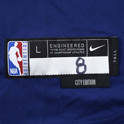 Trevelin Queen - Indiana Pacers - Game-Issued City Edition Short-Sleeved Shooting Shirt  - 2022-23 NBA Season