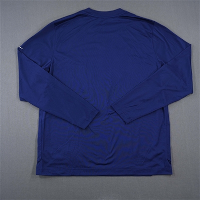 Trevelin Queen - Indiana Pacers - Game-Issued City Edition Long-Sleeved Shooting Shirt  - 2022-23 NBA Season