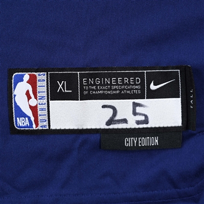 Jalen Smith - Indiana Pacers - Game-Issued City Edition Short-Sleeved Shooting Shirt  - 2022-23 NBA Season