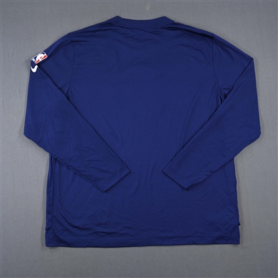 Terry Taylor - Indiana Pacers - Game-Issued City Edition Long-Sleeved Shooting Shirt  - 2022-23 NBA Season
