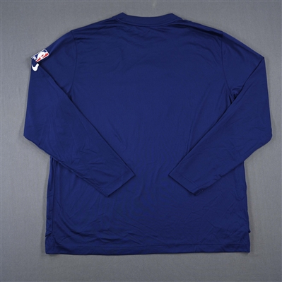 Daniel Theis - Indiana Pacers - Game-Issued City Edition Long-Sleeved Shooting Shirt  - 2022-23 NBA Season