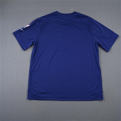 Myles Turner - Indiana Pacers - Game-Issued City Edition Short-Sleeved Shooting Shirt  - 2022-23 NBA Season