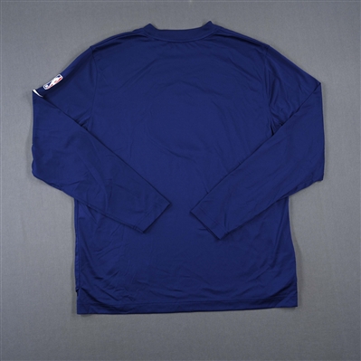Myles Turner - Indiana Pacers - Game-Issued City Edition Long-Sleeved Shooting Shirt  - 2022-23 NBA Season