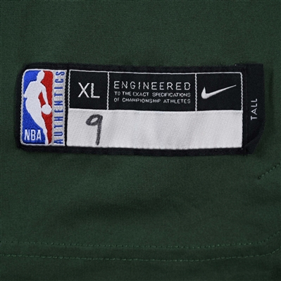 Bobby Portis - Milwaukee Bucks - Game-Issued City Edition Long-Sleeved Shooting Shirt  - 2021-22 NBA Season