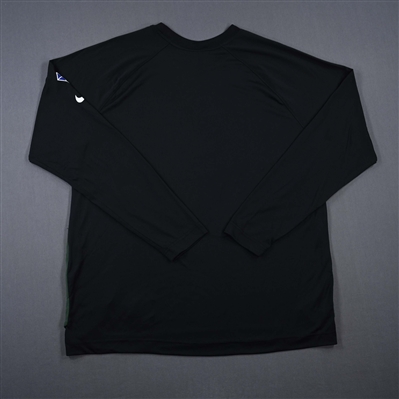 Rayjon Tucker - Milwaukee Bucks - Game-Issued City Edition Long-Sleeved Shooting Shirt  - 2021-22 NBA Season