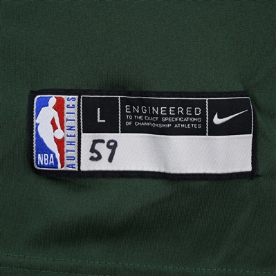Rayjon Tucker - Milwaukee Bucks - Game-Issued City Edition Long-Sleeved Shooting Shirt  - 2021-22 NBA Season