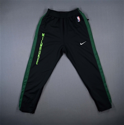 Sandro Mamukelashvili - Milwaukee Bucks - Game-Issued City Edition Pants  - 2021-22 NBA Season