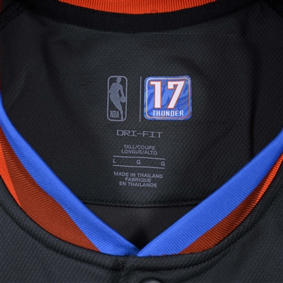 Aleksej Pokusevski - Oklahoma City Thunder - Game-Issued City Edition Jacket  - 2022-23 NBA Season