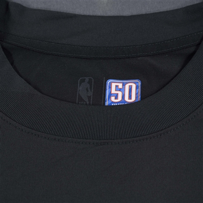 Jeremiah Robinson-Earl - Oklahoma City Thunder - Game-Issued City Edition Long-Sleeved Shooting Shirt  - 2022-23 NBA Season