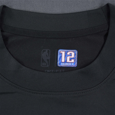 Lindy Waters III - Oklahoma City Thunder - Game-Issued City Edition Long-Sleeved Shooting Shirt  - 2022-23 NBA Season
