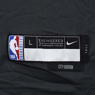 Josh Giddey - Oklahoma City Thunder - Game-Issued City Edition Long-Sleeved Shooting Shirt  - 2022-23 NBA Season