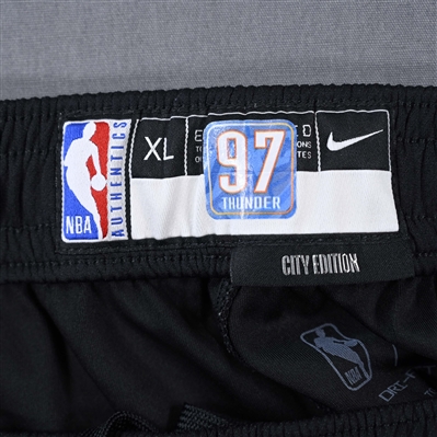Eugene Omoruyi - Oklahoma City Thunder - Game-Issued City Edition Pants  - 2022-23 NBA Season