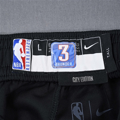 Josh Giddey - Oklahoma City Thunder - Game-Issued City Edition Pants  - 2022-23 NBA Season
