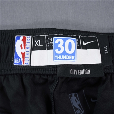 Olivier Sarr - Oklahoma City Thunder - Game-Issued City Edition Pants  - 2022-23 NBA Season
