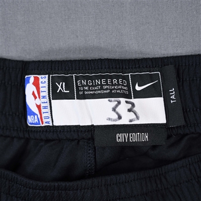Myles Turner - Indiana Pacers - Game-Issued City Edition Pants  - 2022-23 NBA Season