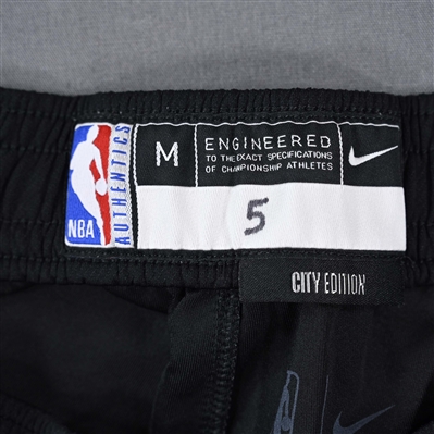 Dejounte Murray - Atlanta Hawks - Game-Issued City Edition Pants  - 2022-23 NBA Season