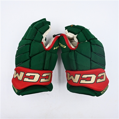 Joel Eriksson Ek - Game-Worn CCM Gloves - 2024-25 NHL Season