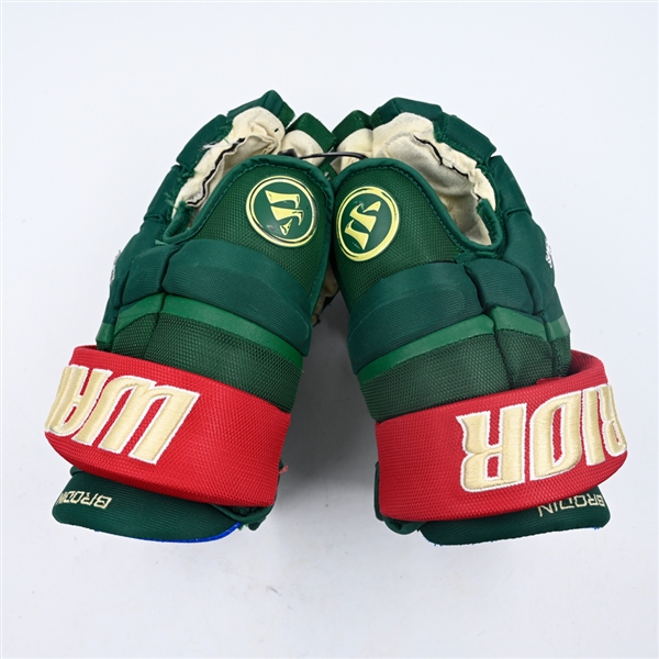 Jonas Brodin - Game-Worn Warrior Covert Gloves - 2023-24 NHL Season