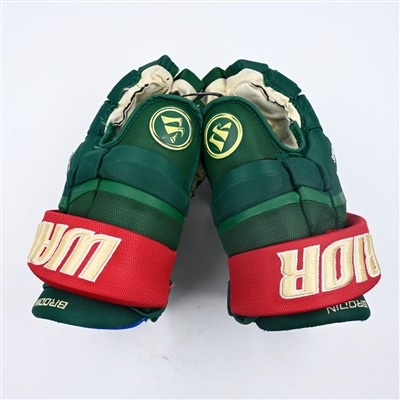 Jonas Brodin - Game-Worn Warrior Covert Gloves - 2023-24 NHL Season