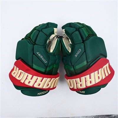 Jonas Brodin - Game-Worn Warrior Covert Gloves - 2023-24 NHL Season