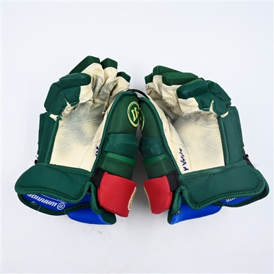 Jonas Brodin - Game-Worn Warrior Covert Gloves - 2023-24 NHL Season
