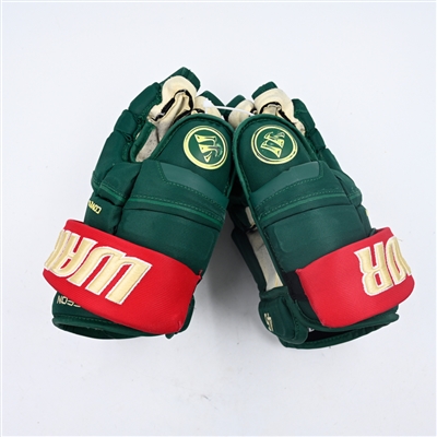 Jared Spurgeon - Game-Worn Warrior Covert Gloves - 2023-24 NHL Season