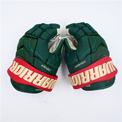 Jared Spurgeon - Game-Worn Warrior Covert Gloves - 2023-24 NHL Season