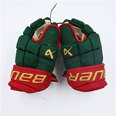 Marcus Johansson - Game-Worn Bauer Supreme Ultrasonic Gloves - 2023-24 NHL Season