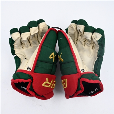 Marcus Johansson - Game-Worn Bauer Supreme Ultrasonic Gloves - 2023-24 NHL Season