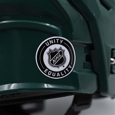 Frederick Gaudreau - Game-Worn Green, Bauer Helmet w/ Oakley Shield - 2021-22 NHL Season