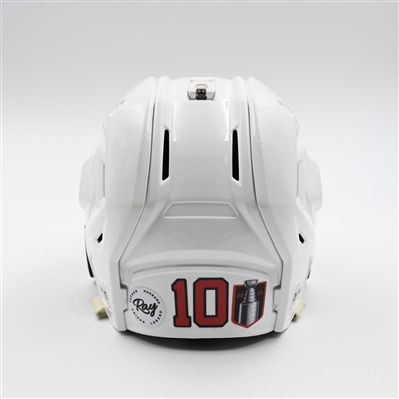 Daniel Sprong - Game-Worn White, Bauer Helmet w/ Oakley Shield - 2024-25 NHL Regular Season and 2025 Stanley Cup Playoffs