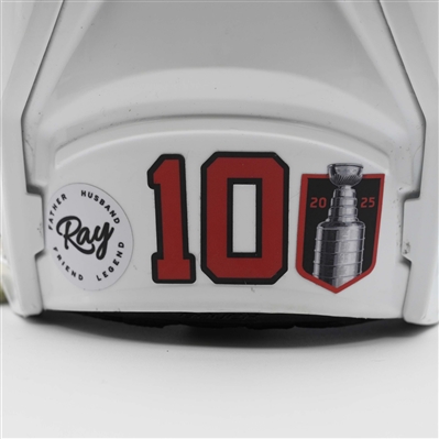 Daniel Sprong - Game-Worn White, Bauer Helmet w/ Oakley Shield - 2024-25 NHL Regular Season and 2025 Stanley Cup Playoffs