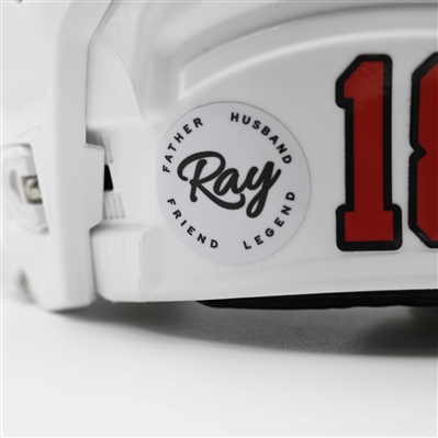 Ondrej Palat - Game-Worn White, Bauer Helmet w/ Bauer Shield - 2024-25 NHL Regular Season and 2025 Stanley Cup Playoffs